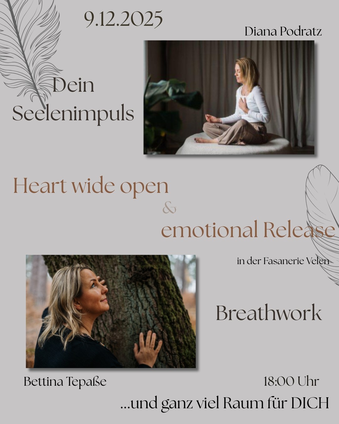 Heart wide open & emotional Release @ Fasanerie Velen