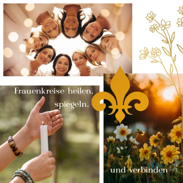 Frauenkreise

Nichts ist magischer, als die Energie, die entsteht, wenn Frauen sich öffnen.

"Bettina - ich liebe es , wenn ich hier bin - ich kann mich fallen lassen, weiß, dass ich gehalten werde und vor allen Dingen verstanden..."

Wenn die Weiblichkeit sich zeigen kann - in Gesprächen, in Tiefen, im Verletzlich-sein. 
Wenn die Weiblichkeit Raum erhält.
Sich fallen lassen kann und verstanden wird.

Dann entstehen neue Wege.

Durchatmen
So sein
Neue Erfahrungen zulassen
Mut entwickeln

Wertschätzend 
Raum gebend
Frei

Am 18.05.2025 nehme ich Dich mit in den Kreis der "Female Power"

Ein Nachmittag für Dich - in der Fasanerie Velen

Meditation
Impulse
Atem

15:00-18:00 Uhr 

Anmeldungen unter kontakt@wellness-fuer-die-seele.de oder unter 02871/232565

Freu Dich drauf!

Es sind noch wenige Plätze buchbar

#fasanerievelen #retreat #kurzurlaubfürdieseele #womenhealth